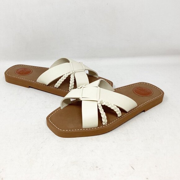Chloe #VUR33Z Criss Cross Sandals Size 38 - Picture 1 of 7
